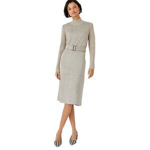 Ann Taylor Gray Midi Dress